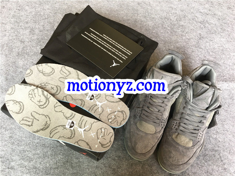 Final Version Authentic Kaws X Air Jordan 4